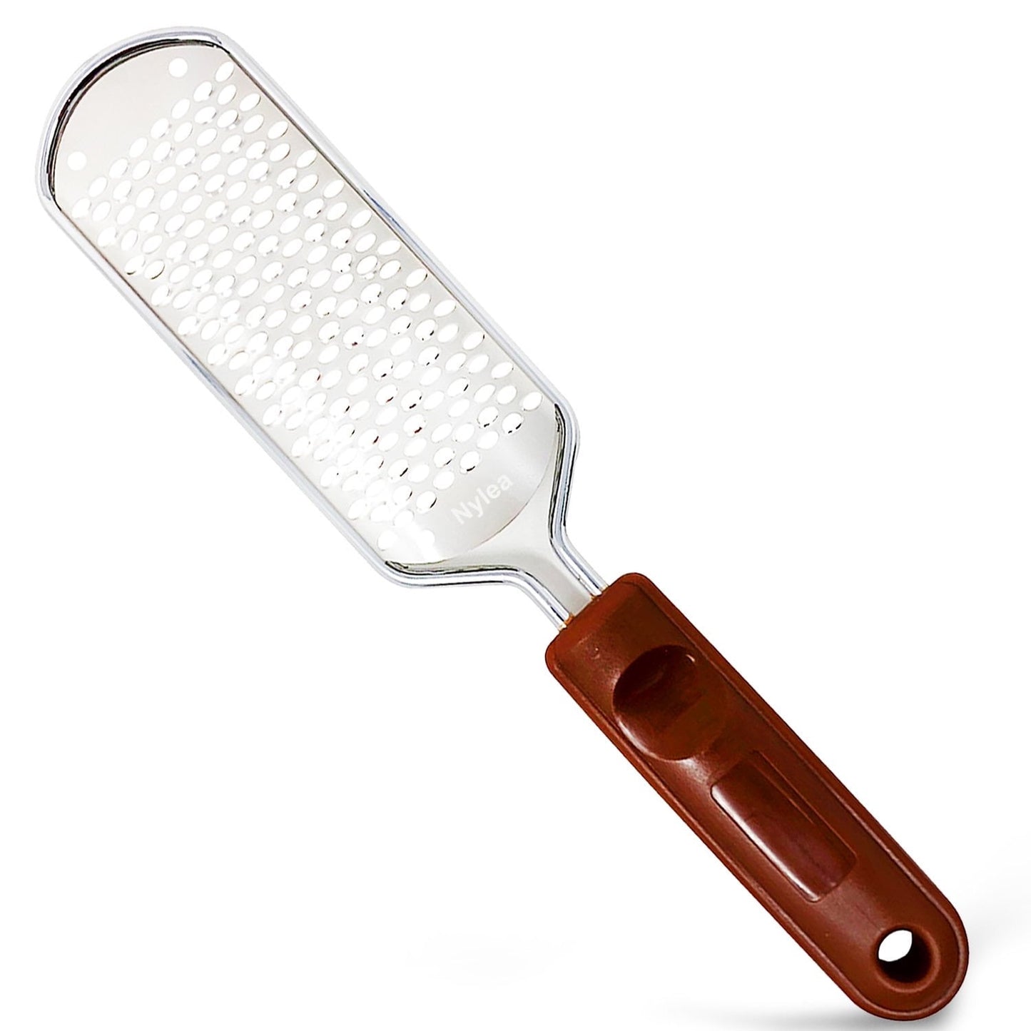 Nylea Foot File Callus Remover, Premium Foot Rasp to Remove Hard Skin on Both Wet/Dry Feet. Professional Stainless Steel Files Remover Feet Scrubber