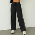 WQD Womens Yoga Sweatpants Joggers Wide Leg High Waisted Lounge Pants Comfy Workout Loose Pants with Pockets