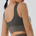 WQD 2 Pack Yoga Sports Bras for Women High Impact Padded Wirefree Seamless Support for Yoga Running Training Gym Workouts