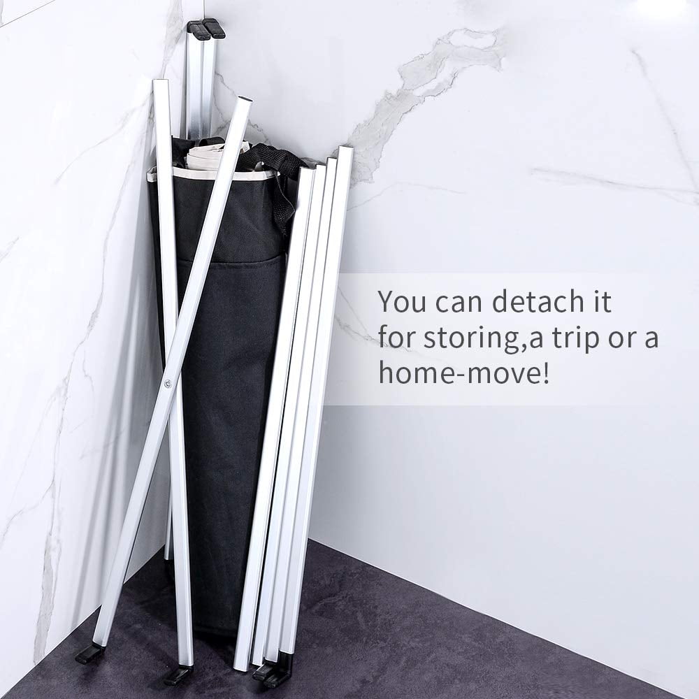 135L Large Clothes Laundry Hamper Sorter Waterproof Laundry Storage Bag Basket Sorter for Laundry Room Organization