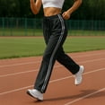 WQD Womens Yoga Sweatpants Joggers Wide Leg High Waisted Lounge Pants Comfy Workout Loose Pants with Pockets