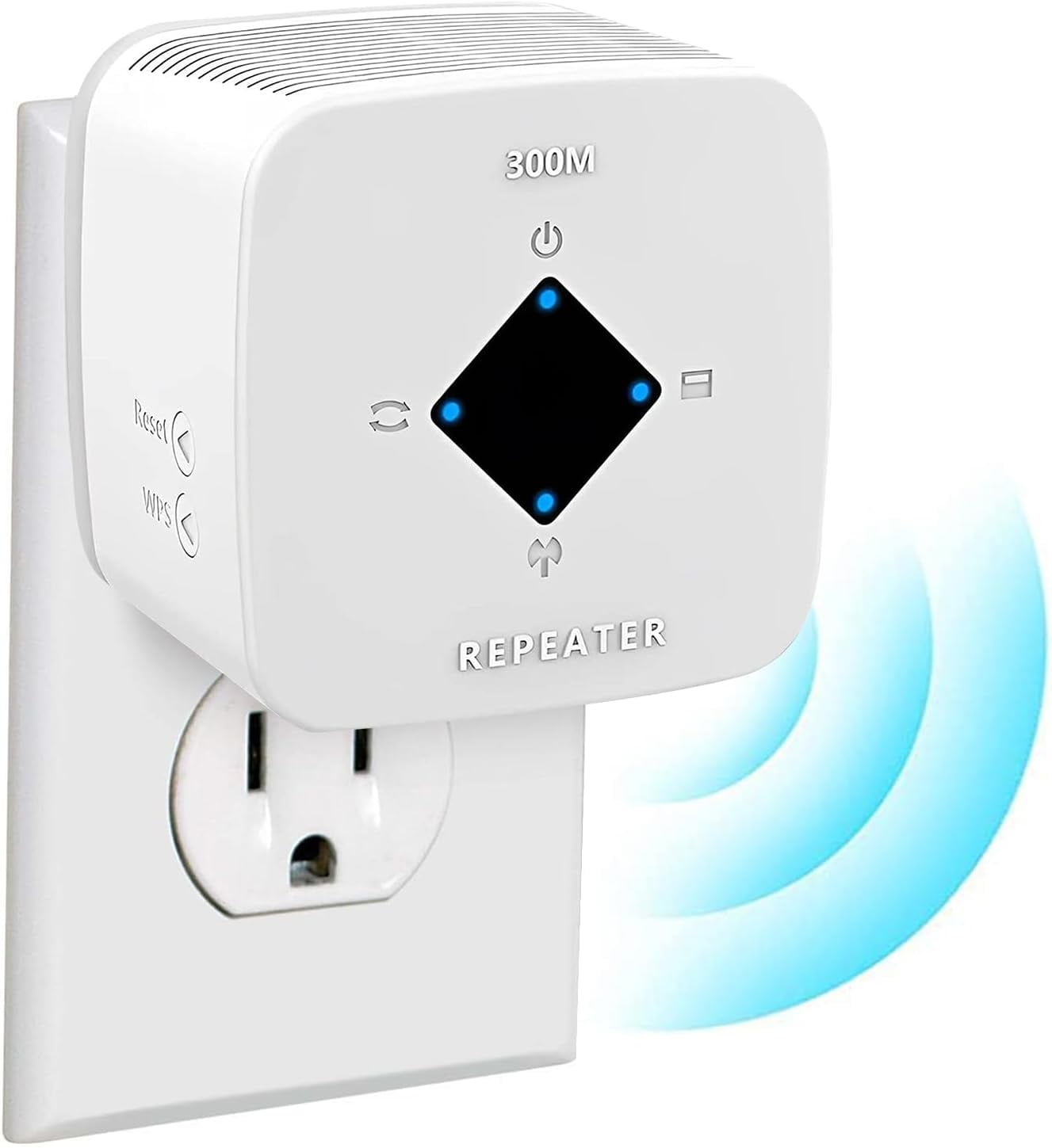 WiFi Extender Signal Booster for Home: Wireless Internet Repeater Range Coverage Up to 6500 Sq.Ft 30+ Devices