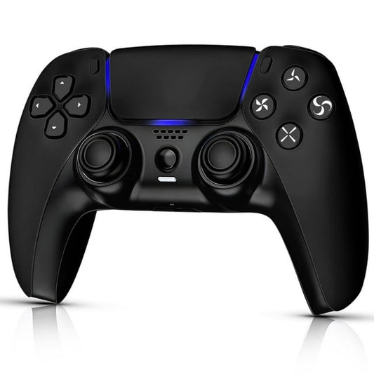Colorfish Wireless Controller Compatible for P5, Bluetooth 5.0 with 1000mAh Battery, Dual Vibration, 6-Axis Motion Control, USB-C Charging, Gamepad Compatible with P5/Windows PC Black